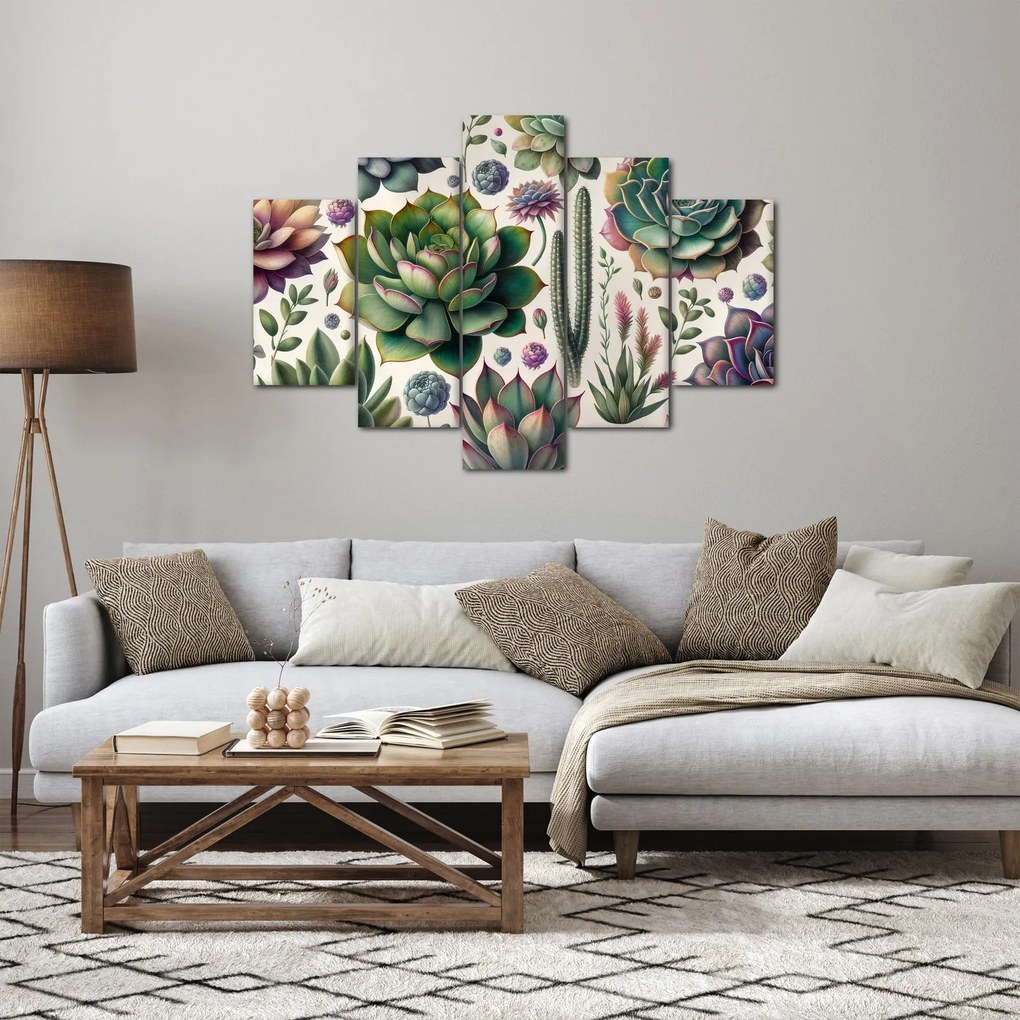 Kép - Pozsgás növények (150x105 cm)