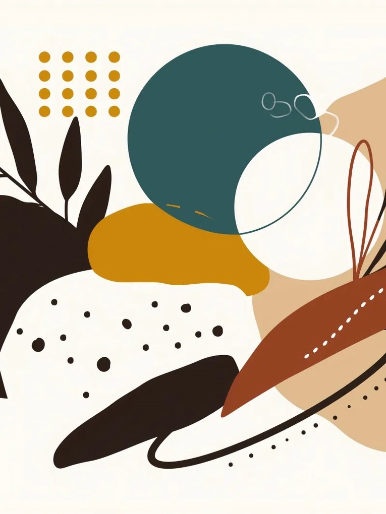 Poszter 60x80cm Virágos kaleidoszkóp