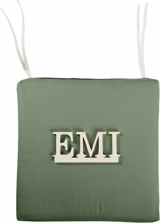 EMI zöld székpárna 40x40 cm