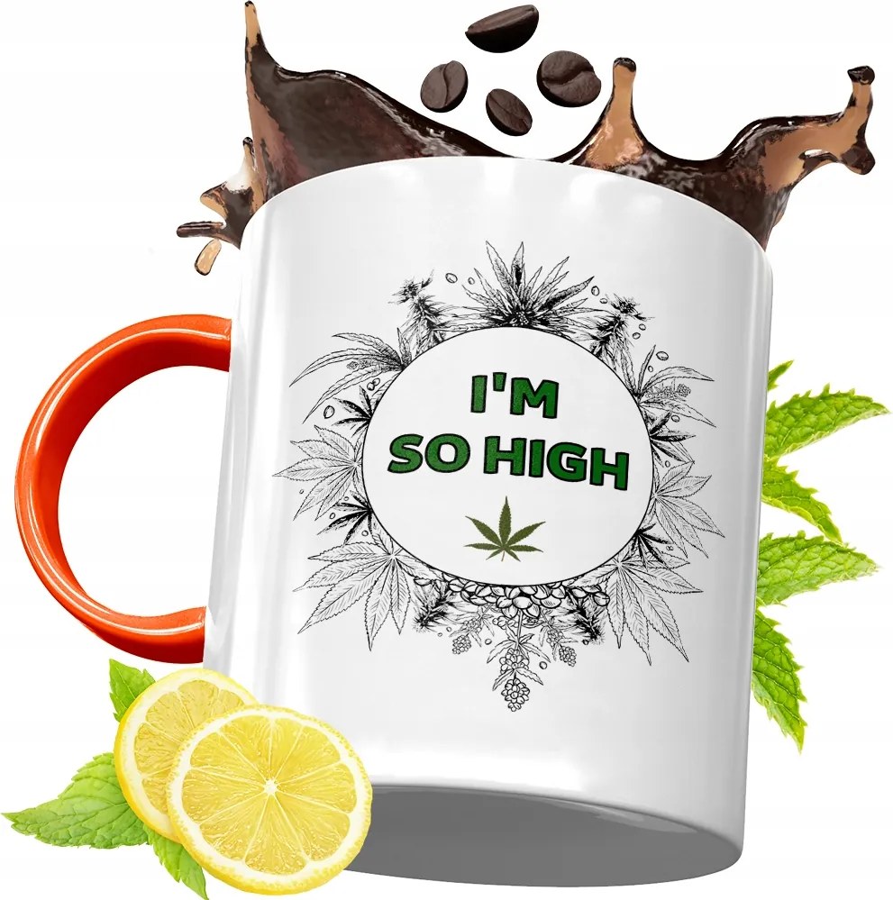 Narancssárga Bögre Dohányosoknak Ajándék fényképes nyomattal