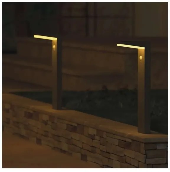 LED napelemes lámpa szenzorral LED/4,4W/3,7V 2200 mAh IP44