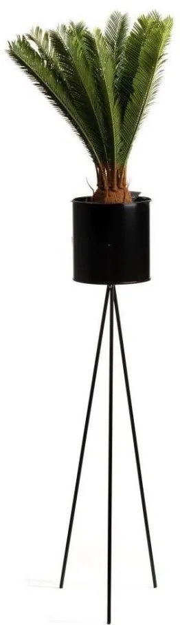 TRIPOD virágtartó állvány 110x25 cm fekete