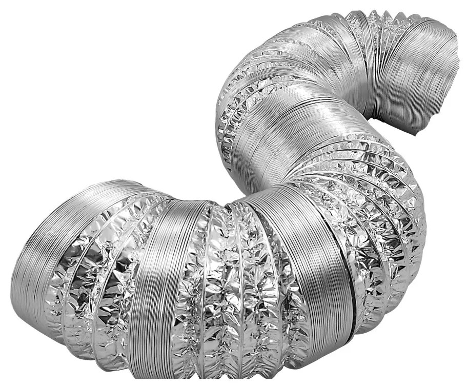 Commel flexibilis aluminium cső légcsatorna, elszívóhoz 120mm x 3m
