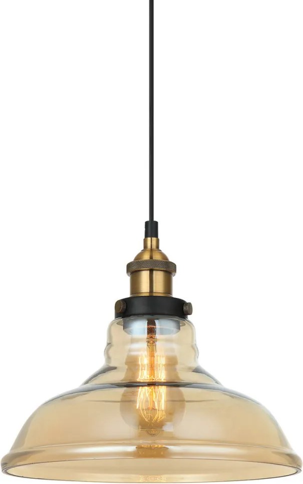 Italux HUBERT MDM-2381/1 GD+AMB Függőlámpa 1x40W/E27