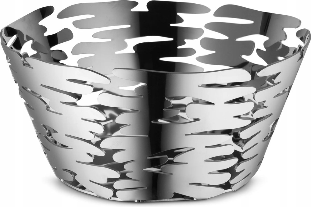 Alessi Barket Tál Gyümölcskosár 21 cm Ezüst