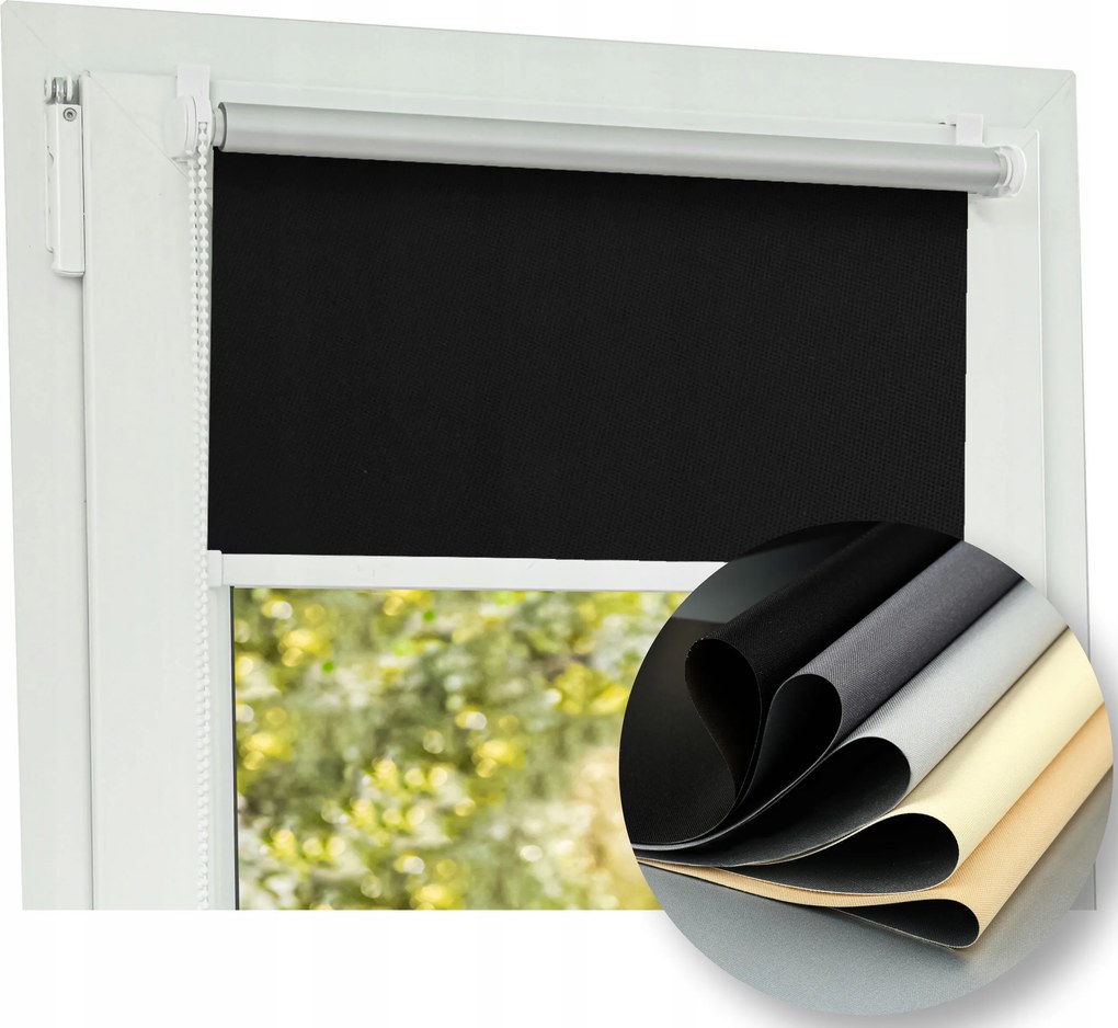 Beltéri redőny mini hőszigetelő roló 100% sötétítő 44x150 cm