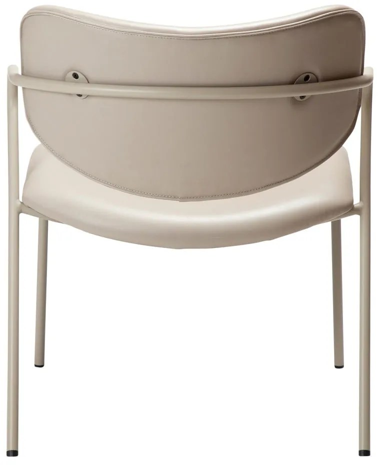 Bézs bőrutánzat fotel Zed – DAN-FORM Denmark