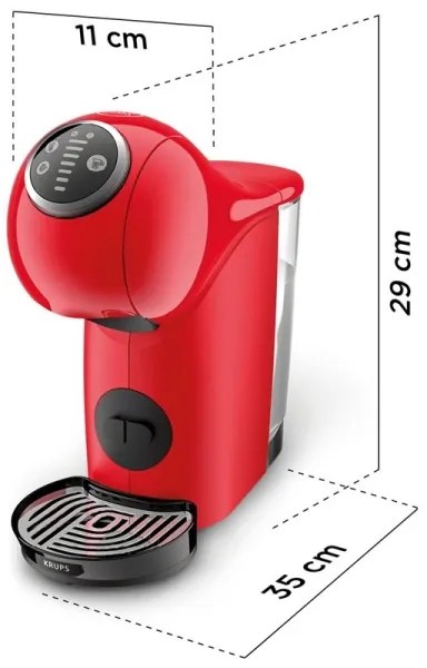 Krups - Kapszulás kávéfőző NESCAFÉ DOLCE GUSTO GENIO S PLUS 1500W piros