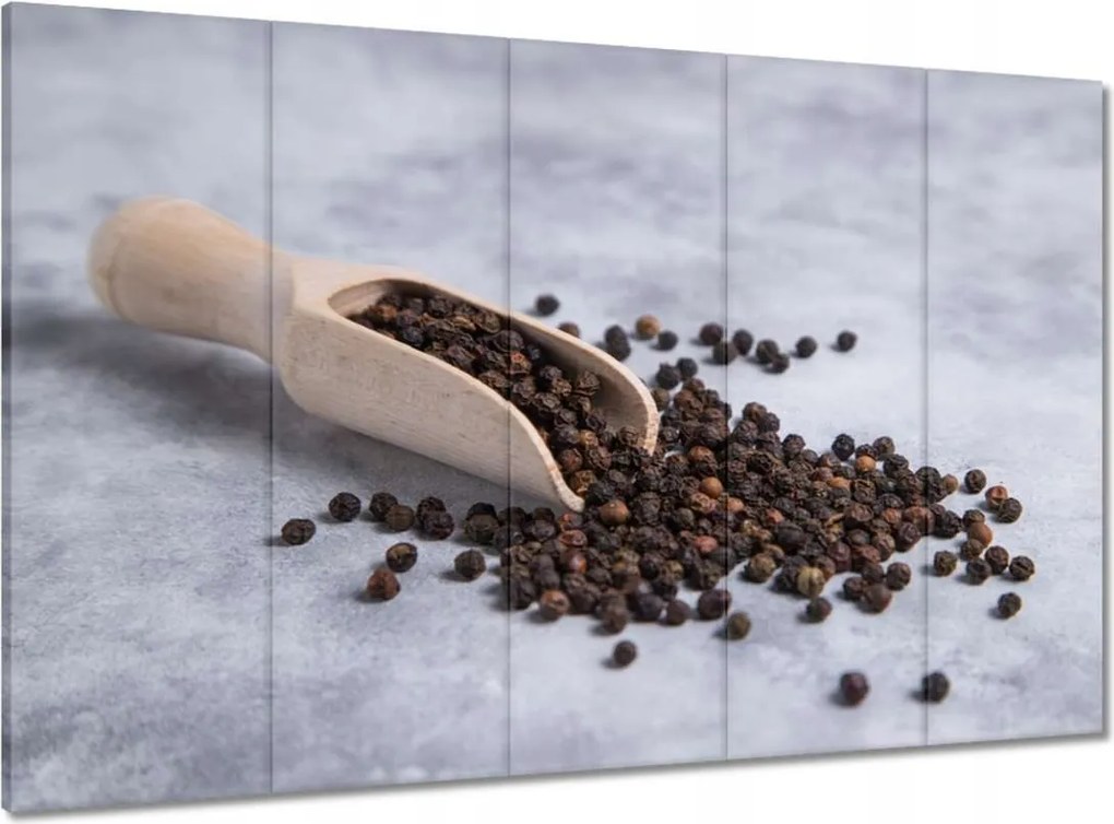 Vászonkép 100x70 Bors fekete fűszerkeverék