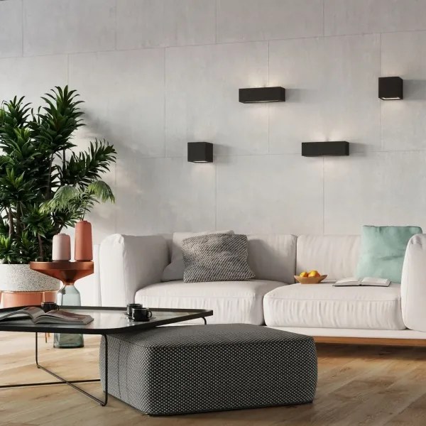 Sollux SL.0872 - Fali lámpa LEO 1xE27/60W/230V fekete