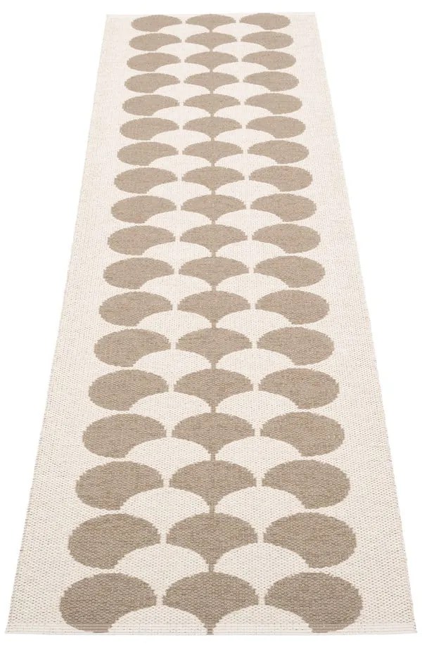 Bézs-krémszínű kültéri-beltéri futószőnyeg 70x250 cm Poppy Potato – Pappelina