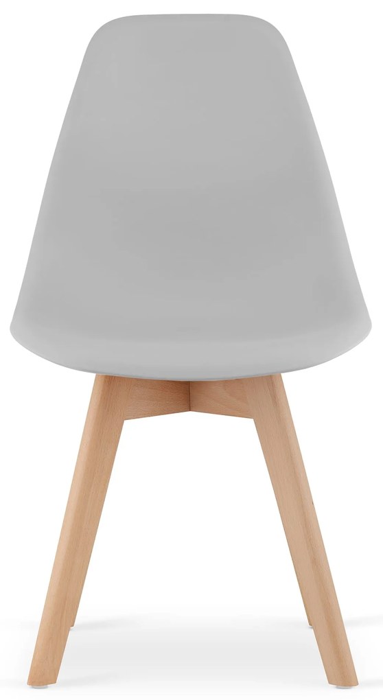 Étkező garnitúra 1 + 4, UMEKO 120x80 cm asztal sonoma tölgy + szürke KITO szék