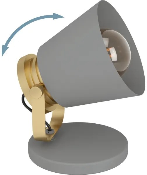 Eglo 43841 - Asztali lámpa TWICKEN 1xE27/28W/230V