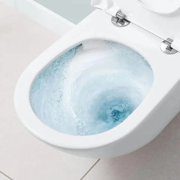Villeroy & Boch 4670TS01 - Fali WC SoftClose ülőkével, SUBWAY kerámia/fehér