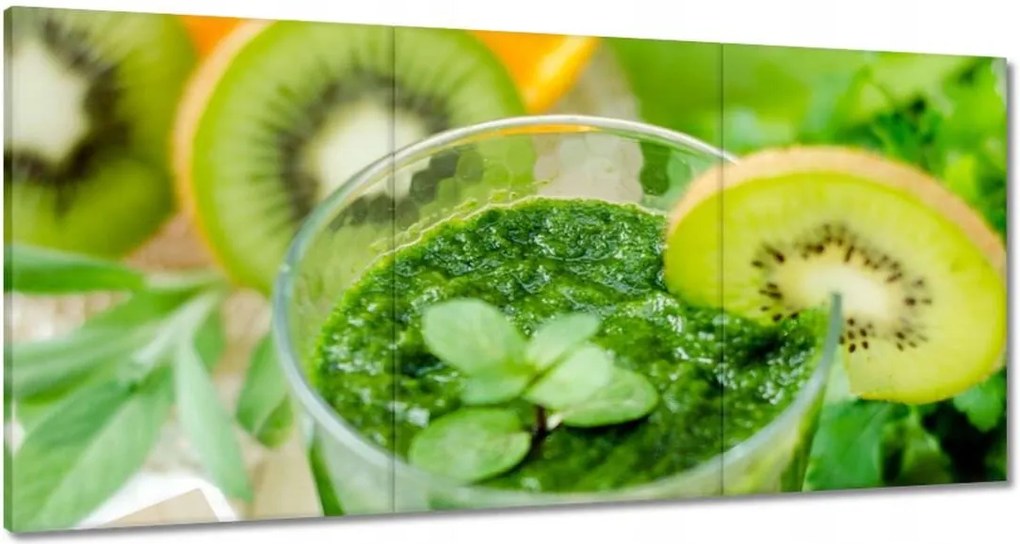 Vászonkép 120x60 Citrusos kiwi ital