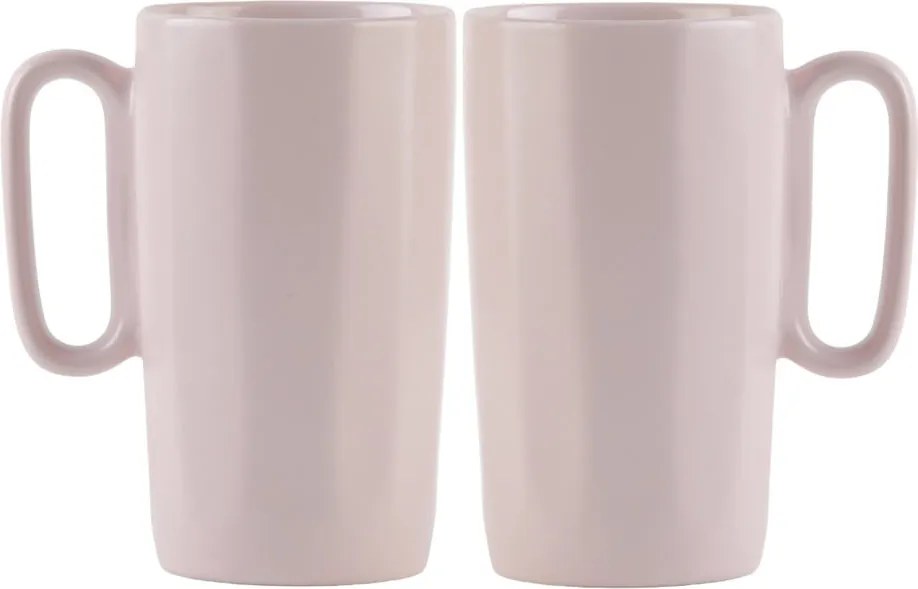 Rózsaszín agyagkerámia bögre szett 2 db-os 330 ml Fuori – Vialli Design