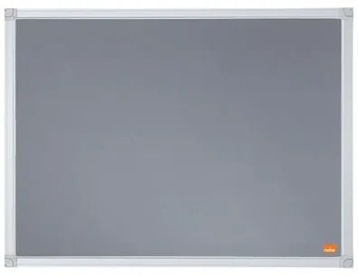 Üzenőtábla, alumínium keret, 60x45 cm, NOBO Essentials, szürke (VN5681)