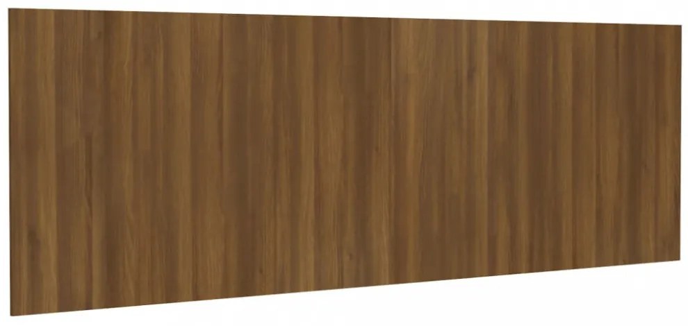 füstös barna tölgyszínű szerelt fali fejtámla 240 x 1,5 x 80 cm