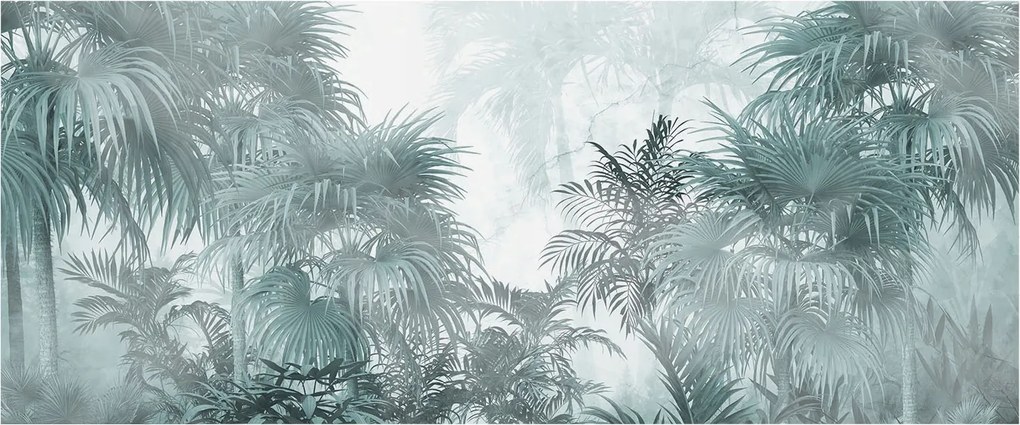 Flizelin fotótapéta Flizelin Design Egzotikus zöld 250x104