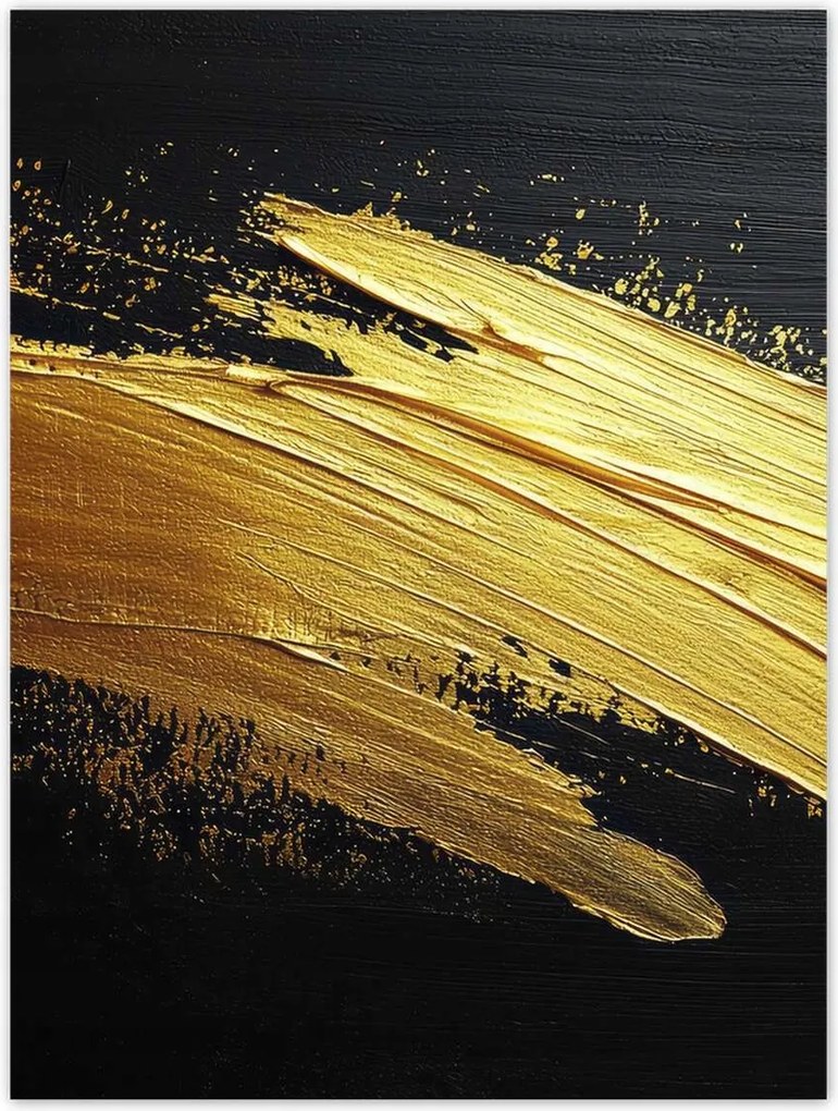 Poszterek 30x40 Arany csillogás ecsettel