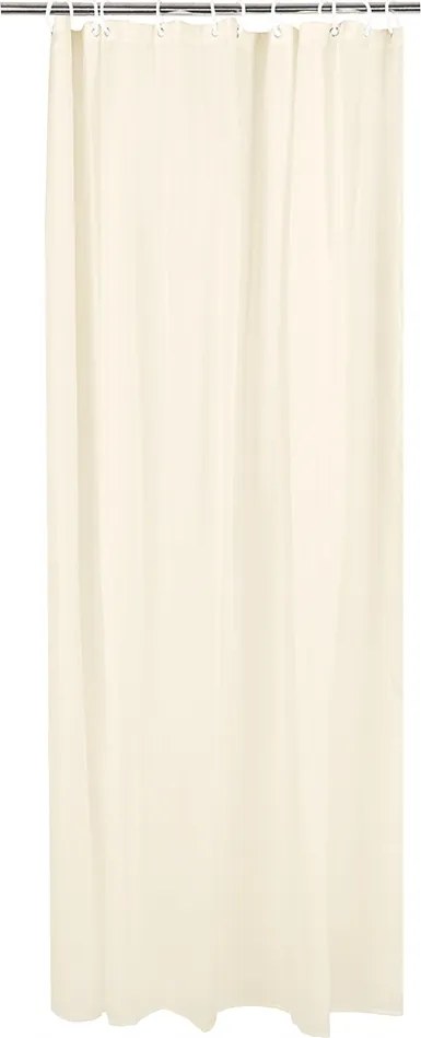 Ecru Zuhanyfüggöny 180x200 Nagy Méretű Vízálló Poliészter Stílusos Tartós
