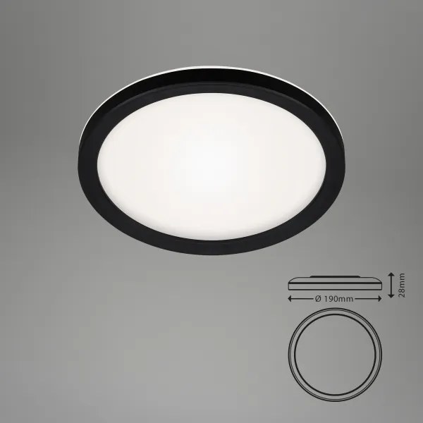 Briloner 7150-415 - LED Mennyezeti lámpa SLIM LED/12W/230V á. 19 cm