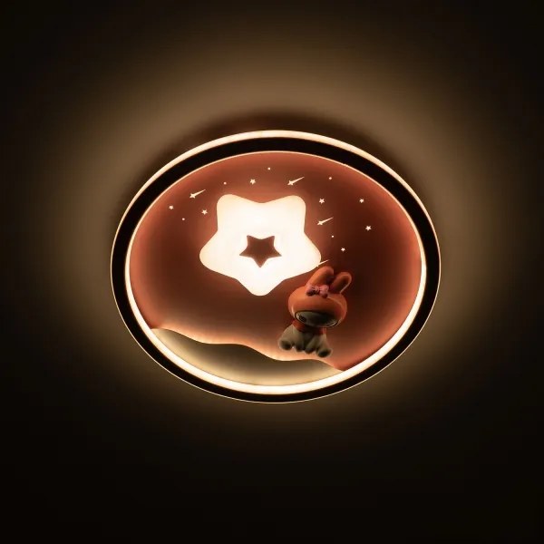 Brilagi - LED dimmelhető gyerekszobai mennyezeti lámpa BUNNY LED/83W/230V 3000-6000K + távirányító