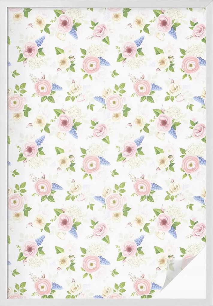 Szélvédőfólia Ablakvédő Virágmintás 100x146 cm