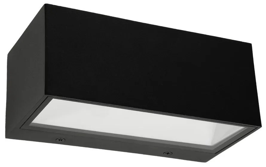 PREZENT 31313 TANUK Modern Kültéri Fali Lámpa Fehér, Fekete LED IP44