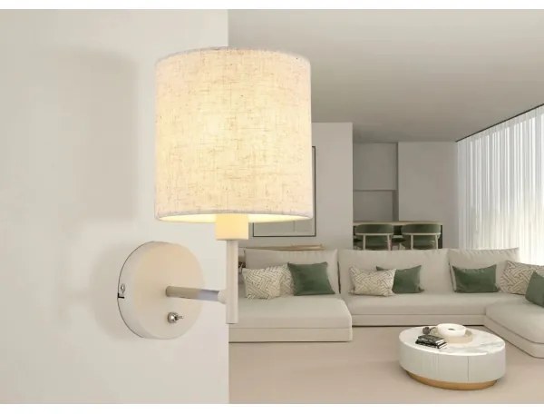 Globo 15968W - Fali lámpatest DELEON 1xE14/40W/230V