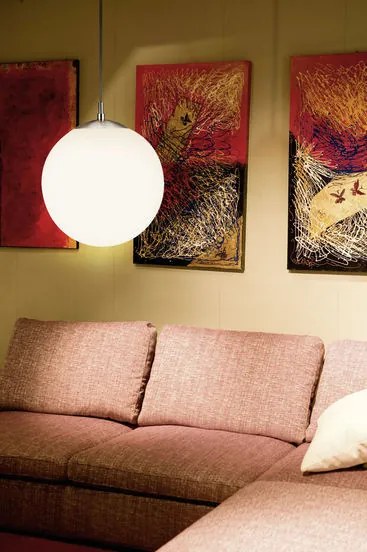 EGLO 85261 RONDO Modern Függesztett Lámpa Fehér, Nikkel E27 IP20