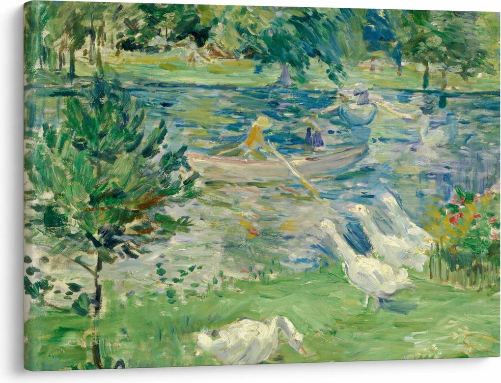 Kép - Berthe Morisot, Girl in a Boat with Geese, reprodukciók (70x50 cm)