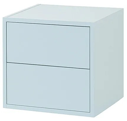 Boxie 2 fiókos fali szekrény 40x40x37 cm kék