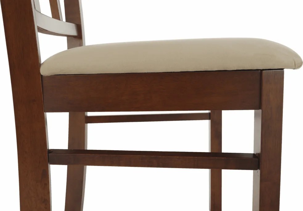 Étkezőszék, dió/bézs, OLEG NEW