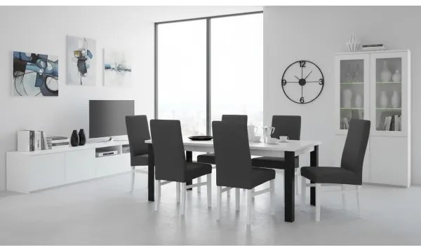 ALISON étkezőszék szürke/fehér