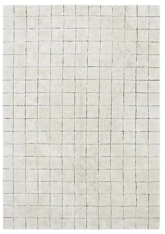 Krémszínű mosható kézi szövésű pamut szőnyeg 120x160 cm Mosaic – Lorena Canals