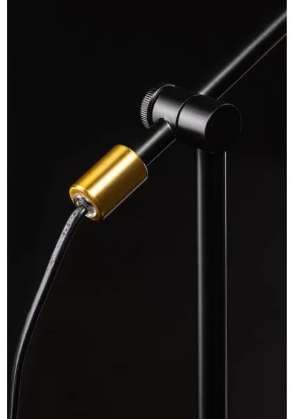 Lámpa Asztali SELVIA II, 6072, max.250V, 50/60Hz, 1*E14, max.25 W, átmérő 10 cm,  IP20, arany/fekete