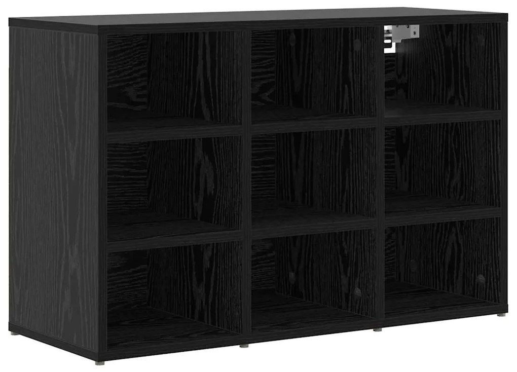 Cipősszekrény polcokkal Musta tammi 77.5 x 30 x 51 cm Faanyag