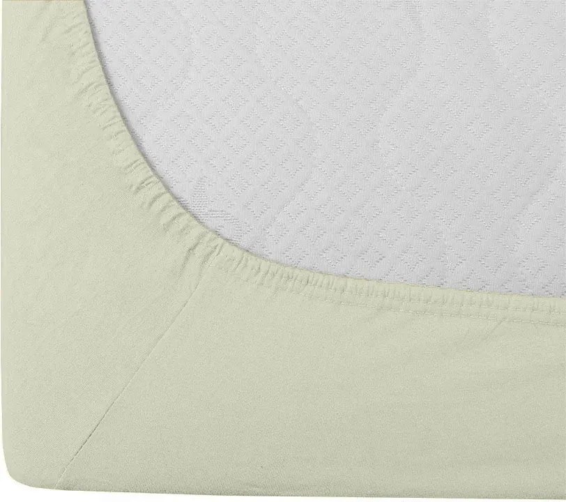 Krepp ágyneműhuzat SZETT ŐSZI SZÍNEK POLI színes + Jersey gumis lepedő 90 x 200 cm világos krém, egyszemélyes