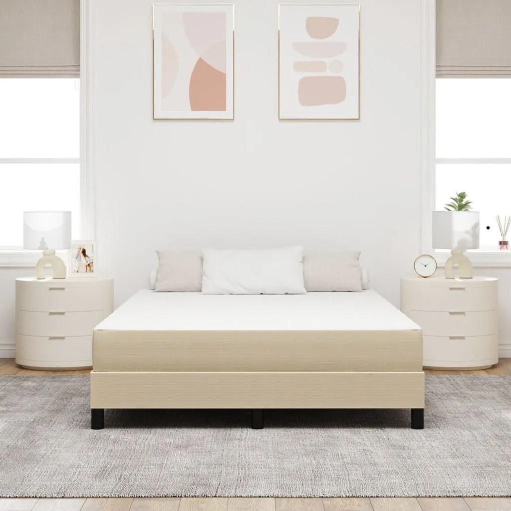 Zsebmattressz, világos zöld, szürke, közepes méret: 160x200x20 cm, textil