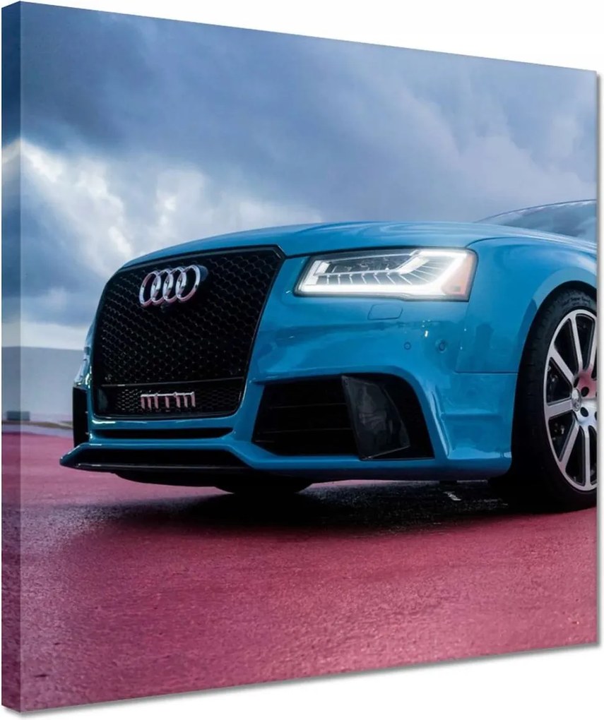Vászonkép 30x30 Kék Audi