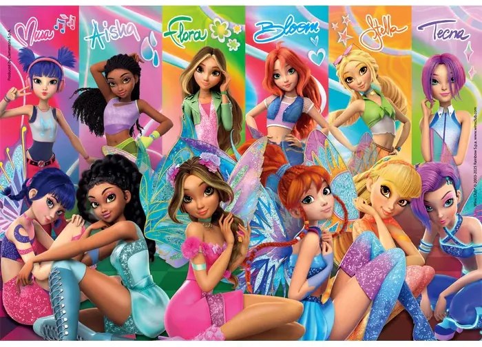 Winx Club Fairy Squad 60 db-os maxi puzzle Clementoni