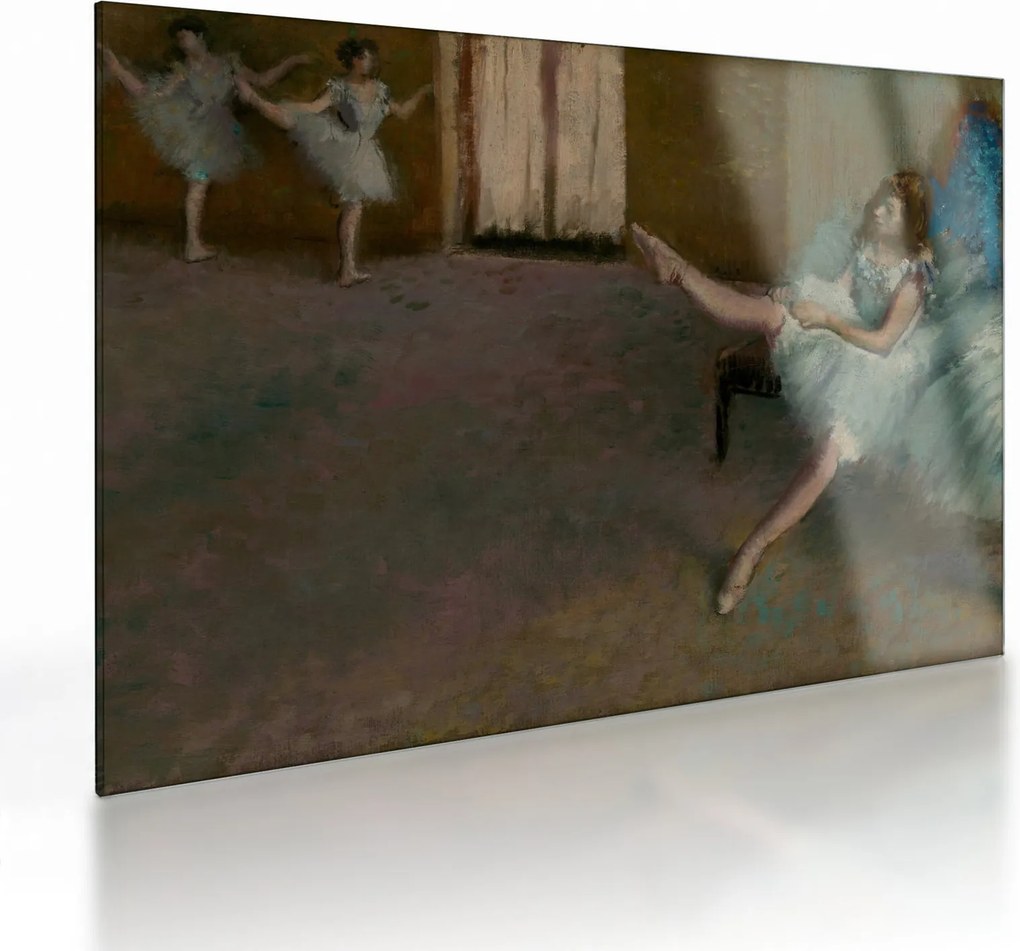 Üveg kép - Edgar Degas, Before the Ballet, reprodukciók (70x50 cm)