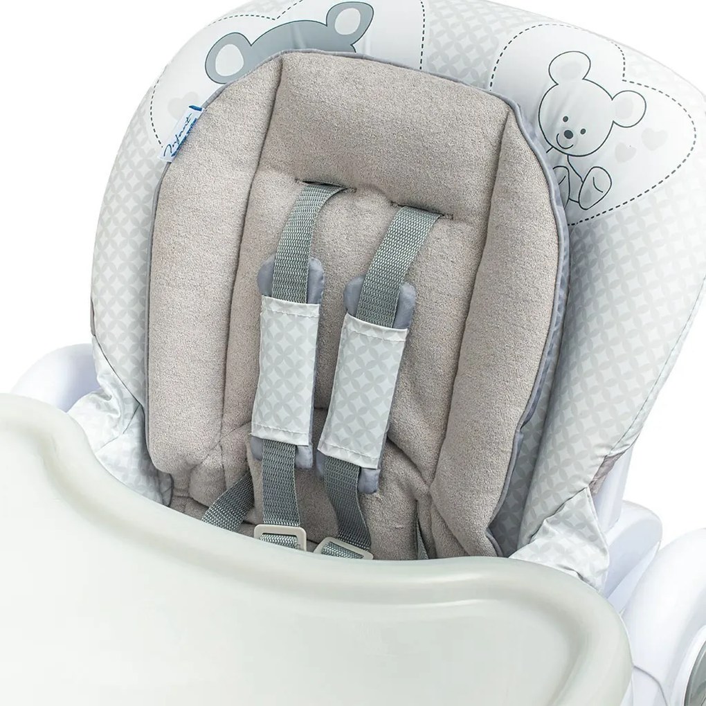Baby Mix gyerek etetőszék, szürke