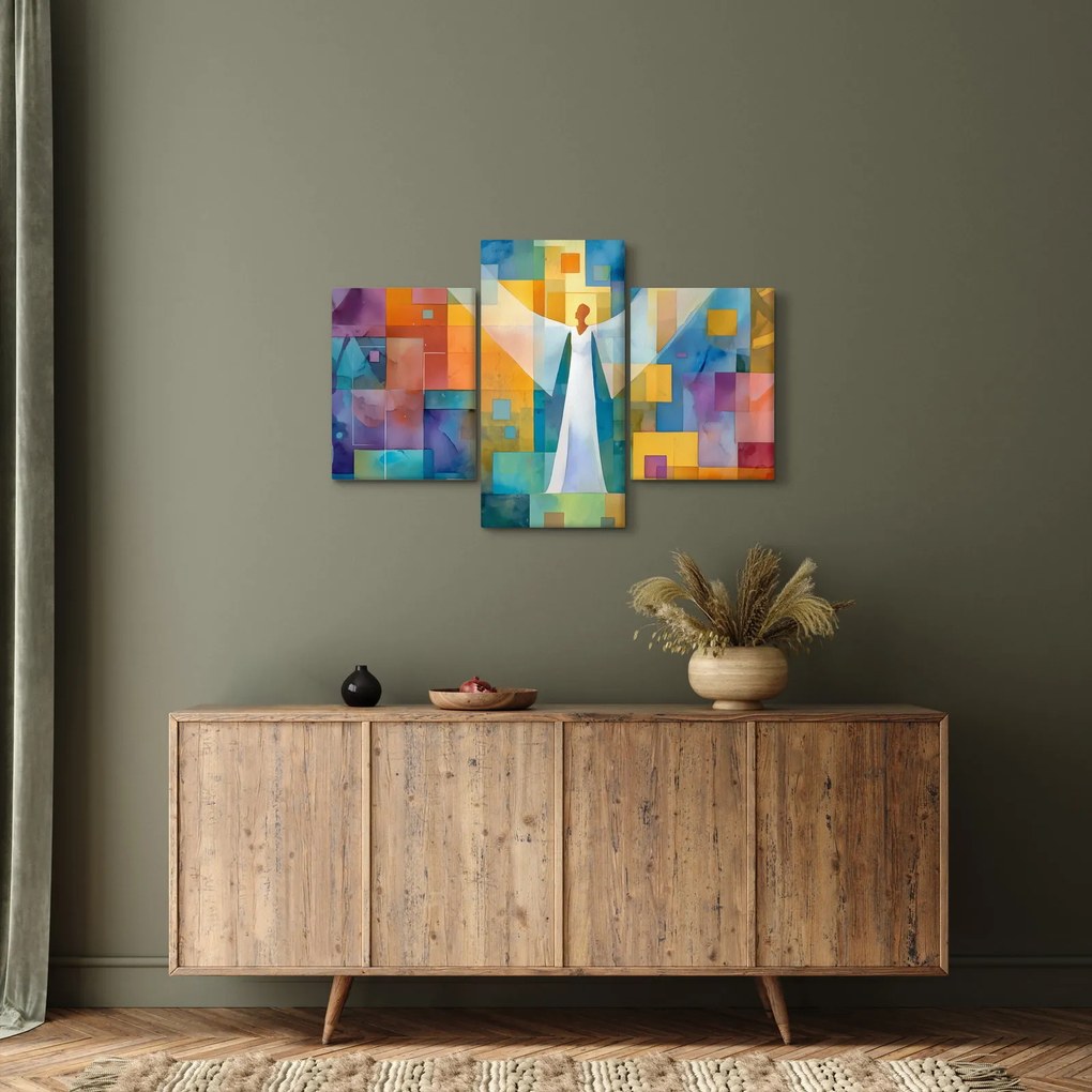Kép - Geometrikus angyal (90x60 cm)