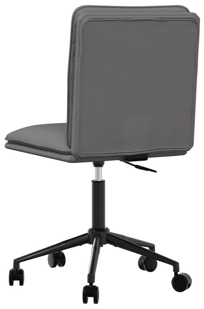 4 db szürke műbőr étkezőszék
