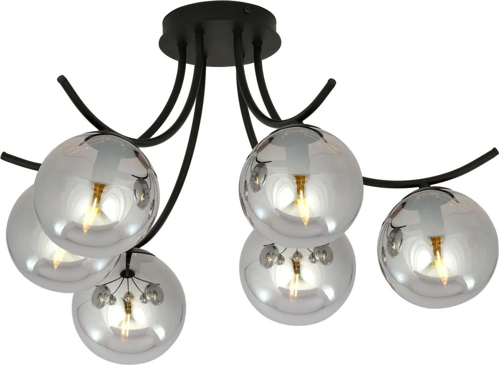 Emibig BOSTON 1110/6 Plafonlámpa 6x40W/E14 IP20