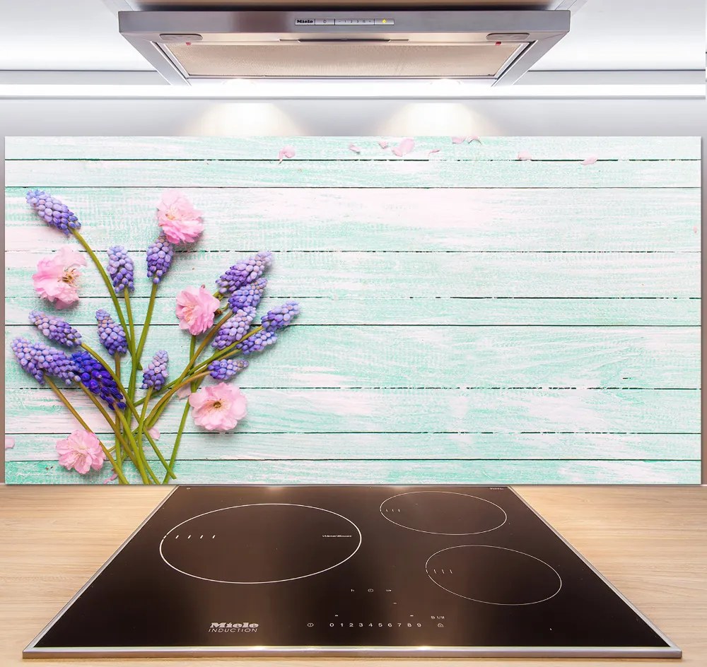 Konyhai falburkoló panel Lavender fa pksh-159336288