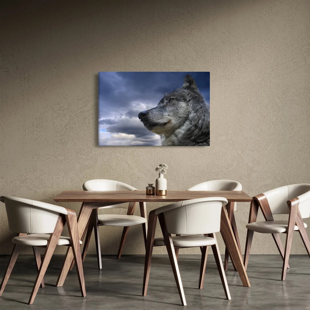 Kép - Farkas feje (90x60 cm)