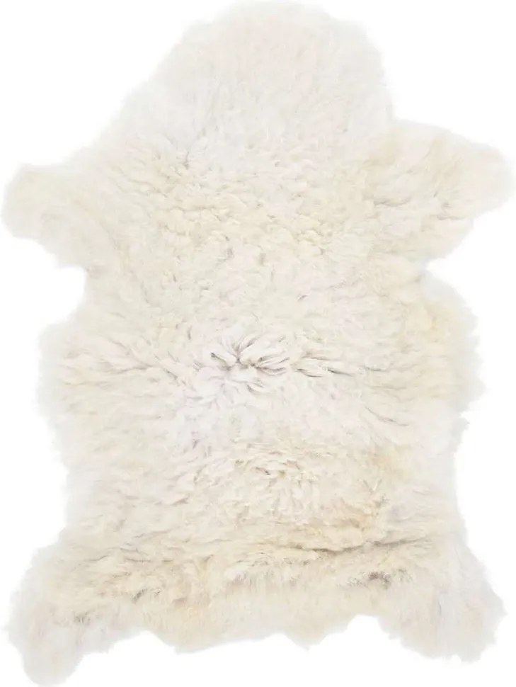 vidaXL krémszínű báránybőr (60-70) x (90-100) cm